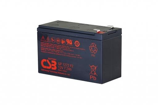 CSB - GP1272 F1 - 12 Volt 7,2Ah Pb - Faston 4,8mm - VdS
