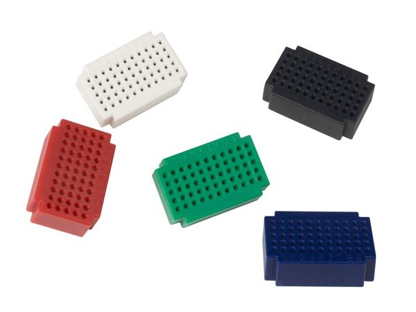 Velleman - VTBB6 - Mini-Steckplatinenset- 55 Löcher - 5-tlg.