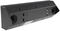 ChiliTec - 4-fach Steckdosenblock+2x USB, anthrazit 250V~/ 16A, Aufbaumontage