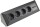 ChiliTec - 4-fach Steckdosenblock+2x USB, anthrazit 250V~/ 16A, Aufbaumontage