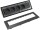ChiliTec - 4-fach Steckdosenblock+2x USB, anthrazit 250V~/ 16A, Aufbaumontage
