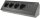 ChiliTec - 4-fach Steckdosenblock+2x USB, anthrazit 250V~/ 16A, Aufbaumontage