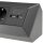 ChiliTec - 4-fach Steckdosenblock+2x USB, anthrazit 250V~/ 16A, Aufbaumontage