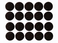 Perel - DTF1 - Filzgleiter - Rund 20mm - 20 Stück