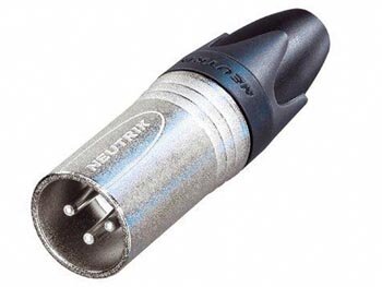Neutrik - NC3MXX - XLR-Kabelstecker, 3-Polig, Silber beschichtet, vernickelt