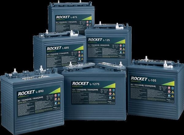 Rocket - Longest - L-125 - 6 Volt 195Ah / C5 - 240Ah / C20 Pb