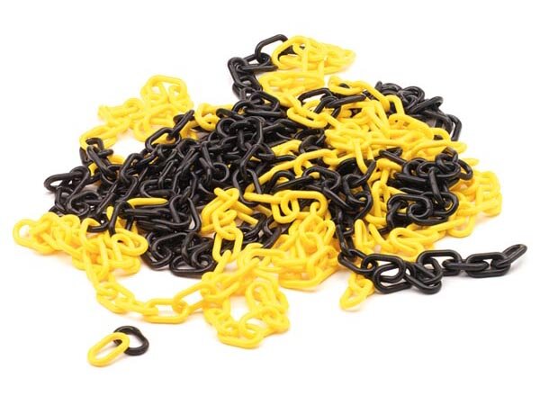 Kunststoffkete Gelb/Schwarz