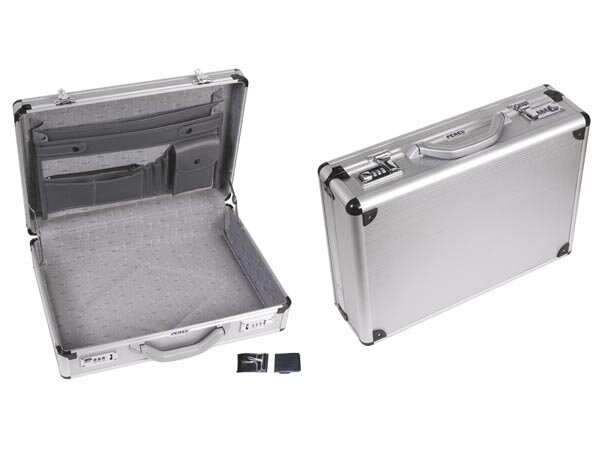 Perel - 1819-18 - Alu-Diplomatenkoffer 460mm x 335mm x 110 mm