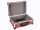 Perel - 1821-R - Werkzeugkoffer, Aluminium, 320 x 230 x 150 mm, rot