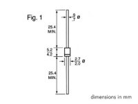 Velleman - 1N4007 - Diode 1A - 1000V Gleichrichterdiode - 1 Stück lose