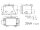 Velleman - 2120250MST - Transformator mit Befestigungslasche 25VA 2 x 12V / 2 x 1.042A