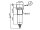 Velleman - 220VCGL - Kontroll-Lampe-neon-chrom-grün 210 - 230V