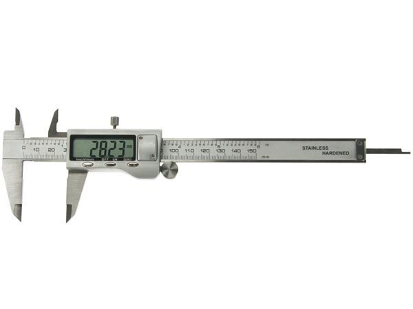 Tooland - 3472B - Digitaler Messchieber - großes Display - 150 mm / 6" - 0.01 mm