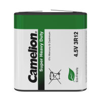 Camelion - Flach-Batterie 3R12 - 4,5 Volt 2700mAh Zink-Kohle
