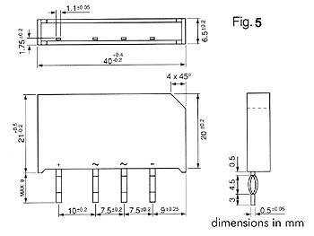 Velleman - 40V3.2 - Brückengleichrichter 40V-3.7A (B40C3700/2200)