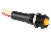 LED-Signalleuchte 5V Gelb - Schwarzes gehäuse...