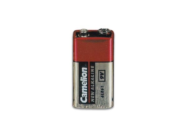Camelion - 6LR61SC -  Alkali Mangan - 9-V-BLOCK - 500 mAh (1 St. / Schrumpffolie)