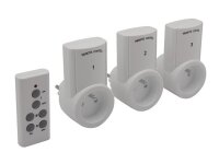 Perel Tools - 7500-3N2 - Funk-Steckdosen-Set (3 x...