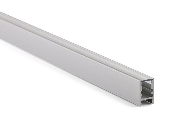 LEDs-ON - AB-SS-K2 - Diffusor für die Profile der Serie ALU-SWISS - POLYCARBONATE - UV-BESTÄNDIG - 2 m - transparent