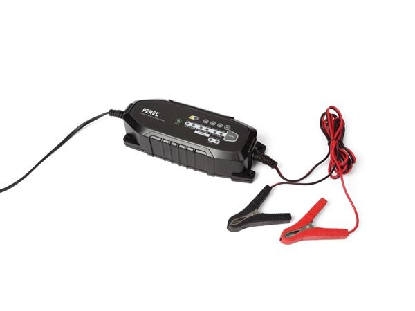 Perel - AC38 - Intelligentes KFZ-Automatikladegerät - Blei 6/12V / LiFePO4 12,8V - 3,8A