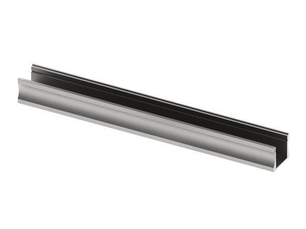 LEDsa-ON - AL-SL15-2 - Slimline 15 mm - Aluminiumprofil für LED-Streifen - Eloxiertes Aluminium - Silber - 2 m