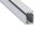LEDs-ON - AL-SL15-FL-2 - Slimline 15FL - Leistungsstarker Aluminiumprofil für LED-Streifen - Premiumqualität - Silber - 2 m
