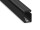 LEDs-ON - AL-SL15B-FL-2 - Slimline 15FL - Leistungsstarker Aluminiumprofil für LED-Streifen - Premiumqualität - Schwarz - 2 m