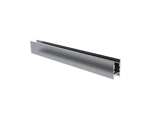 LEDs-ON - AL-SS-2 - Alu-Swiss - Aluminiumprofil für LED-Leisten - schmal 6-8 mm - eloxiertes Aluminium - silber - 2 m