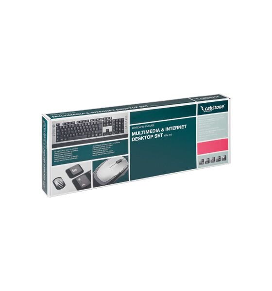 cabstone - Multimedia & Internet Desktop Set - Tastatur & 5 Tast