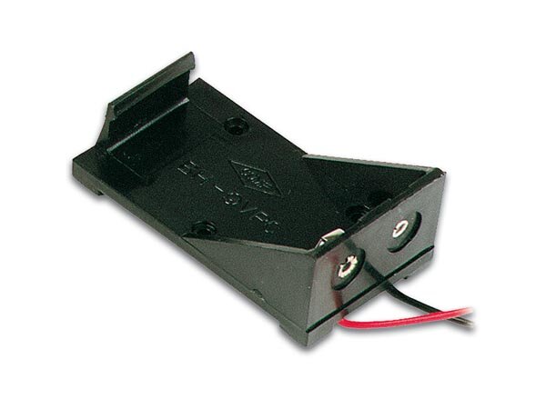 Velleman - BH9V - Batteriehalter für 1 x 9 V-Batterie (Mit Kabeln)
