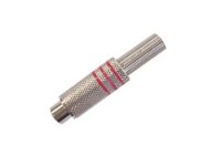 Velleman - CA064R - Cinch-Buchse - Vernickelt - Rot