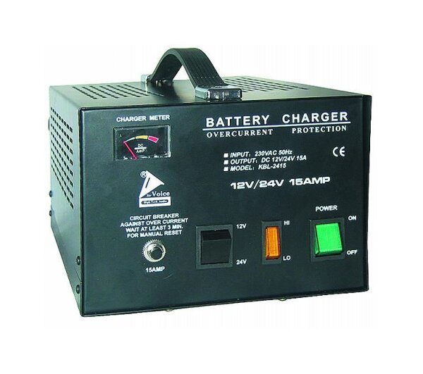 Kfz Batterie-Ladegerät McVoice "KBL-2415" 12+24V=/15A