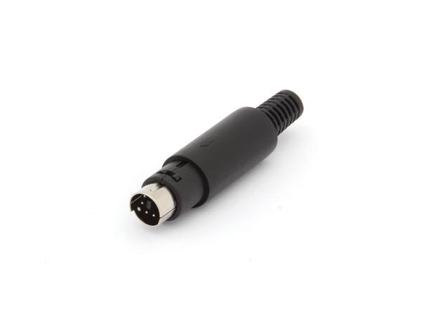 Velleman - CA089 - Mini-Din-Stecker -  6-Polig mit Lötanschlüssen