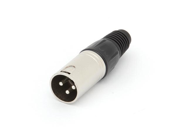 Velleman - CA095 - XLR-Stecker - 3-Polig - Vernickelt
