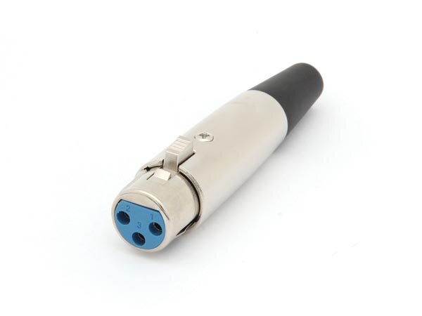 Velleman - CA096 - XLR-Buchse - 3-Polig - Vernickelt