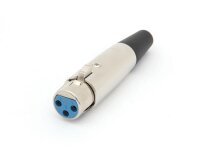 Velleman - CA096 - XLR-Buchse - 3-Polig - Vernickelt