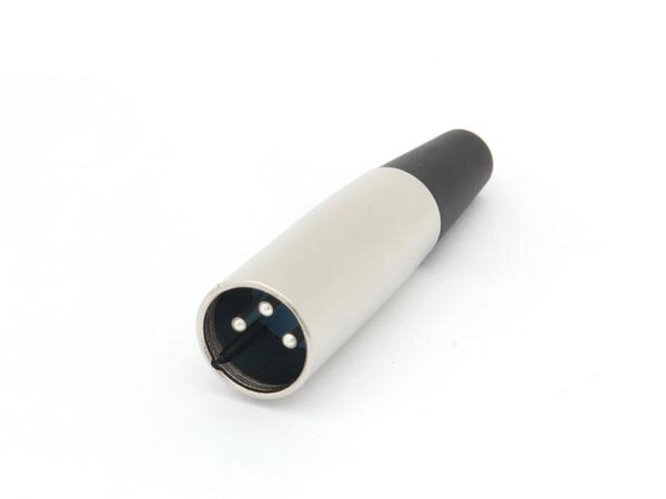 Velleman - CA097 - XLR-Stecker - 3-Polig - Vernickelt