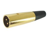 Velleman - CA099 - XLR-Steckker - 3-Polig - Vergoldet