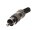 Velleman - CA116B - Cinch-Stecker - Vernickelt - Schwarz