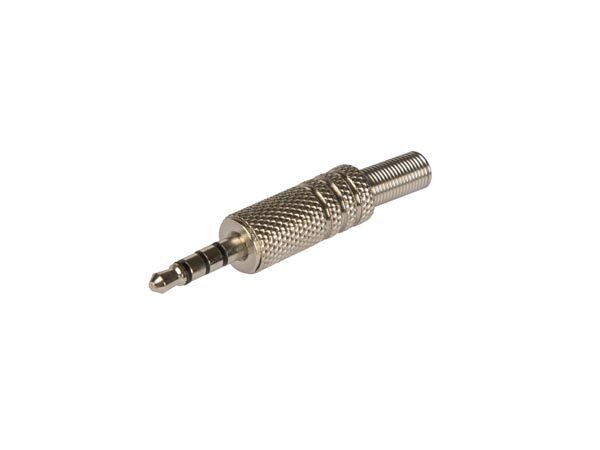 Velleman - CA127 - 3.5mm-Stereo-Klinkenstecker - Vernickelt - 4 Kontakte