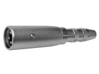 XLR-STECKER, 3-POLIG AUF 6.35mm-KLINKENKUPPLUNG MONO