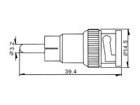 Velleman - CBNC32 - BNC-Stecker auf Cinchstecker