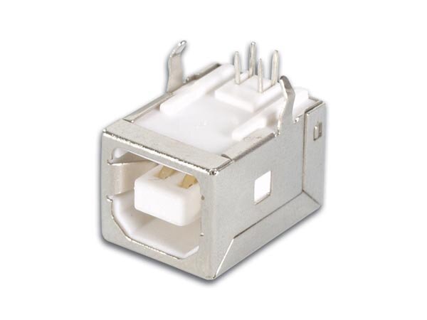 Velleman - CC089 - USB B-Buchse, Single Connector 90°, PCB-Montage