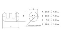 FILTER FÜR KABEL Ø7.5mm