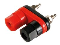 Velleman - CM14R - Doppelpolklemmen Rot/Schwarz