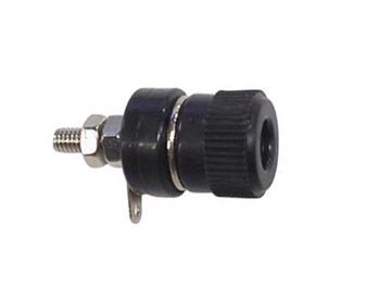 Velleman - CM27B - Polklemme 4mm Nickel - Schwarz