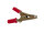 Velleman - CM8R - Unisolierte Abgreifklammer mit Schraubanschluss 55 mm - Rot