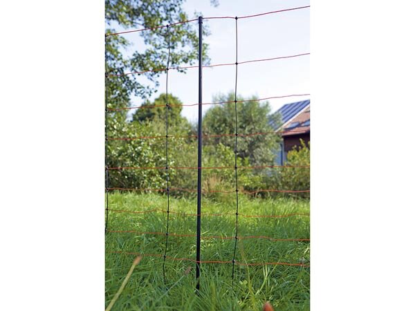 CORRAL - COR27213 - TitanNet 108 cm, single prong, black posts, vertical struts, 50M