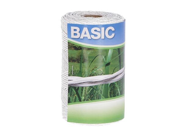 CORRAL - COR441597 - Polywire Basic 250 m Litze / Weidezaunlitze, weiß 3 x 0,16 mm