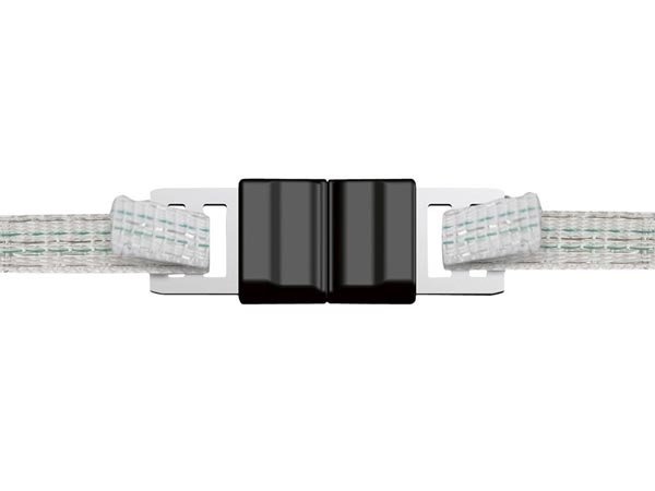 Bandverbinder Litzclip für 12,5 mm Weidezaunband Edelstahl Inox | 5 Stück